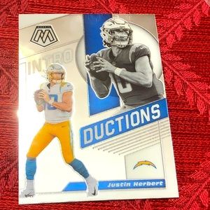 2019/20 Panini Mosaic NFL Justin Herbert INTRODUCTIONS RC Card